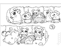 Hamtaro Coloring Page 13