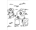 Hamtaro Coloring Page 16