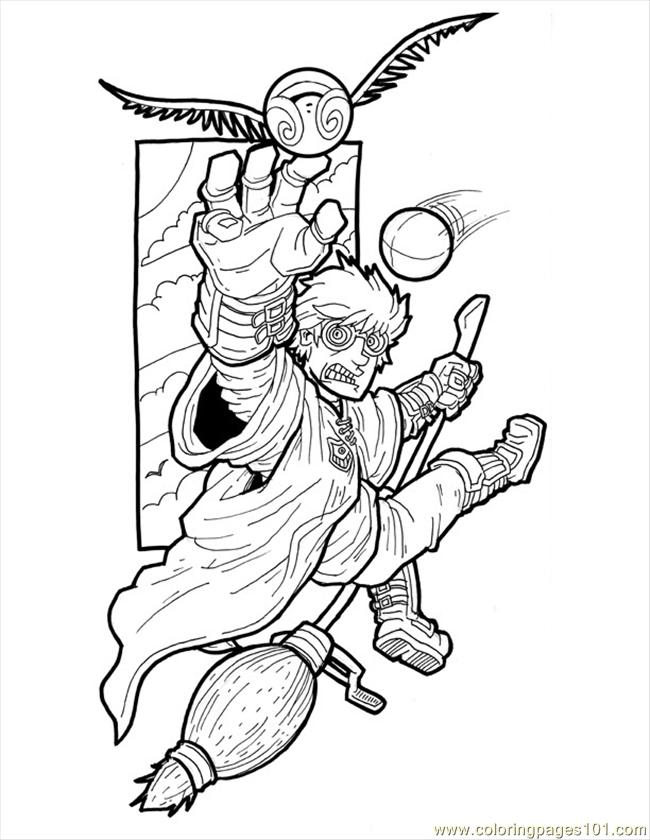 Harry Potter Broom Coloring Pages Coloring Pages
