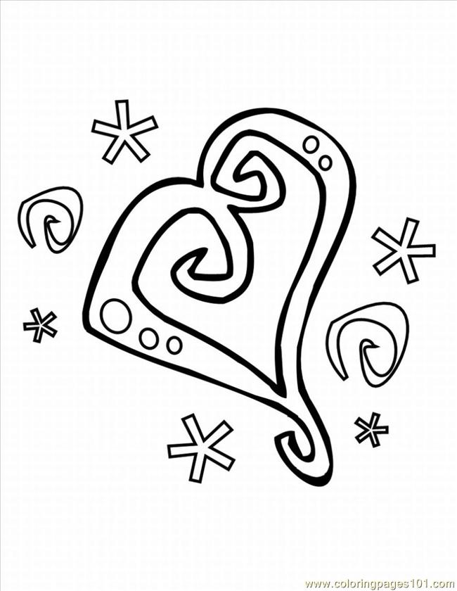 Coloring Pages Heart 02 Lrg (Other > Heart) - free printable coloring