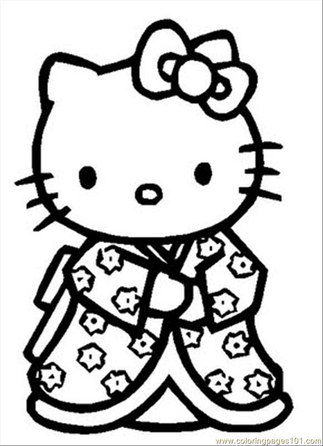 Coloring Pages Hellokitty (Cartoons > Hello Kitty) - free ...