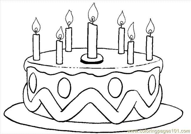 birthday and free coloring pages - photo #21