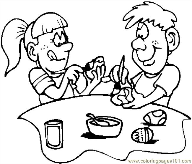 Scrambled Eggs Coloring Pages Coloring Pages