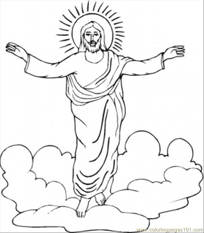 Coloring Pages Resurrection Of Jesus (Entertainment > Holidays) - free ...