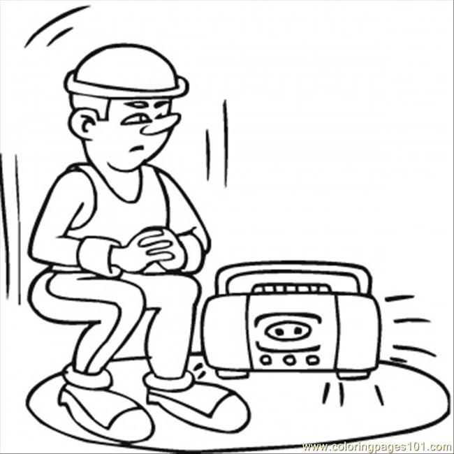 radio coloring pages - photo #17