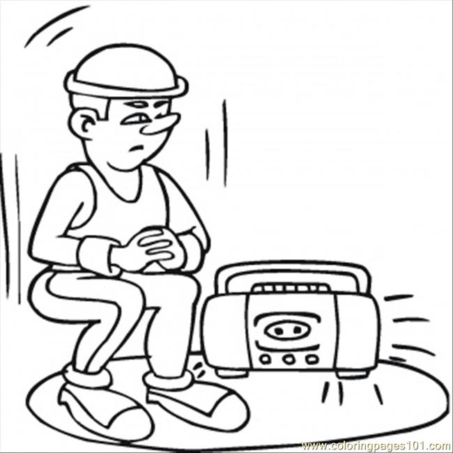 Listening to Radio Clip Art – Cliparts