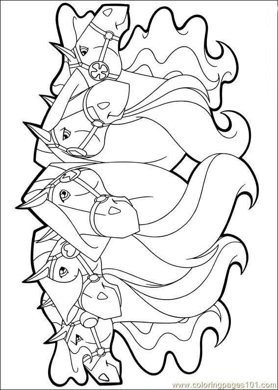 Coloring Pages Horseland 23 (Cartoons > Horseland) - free printable