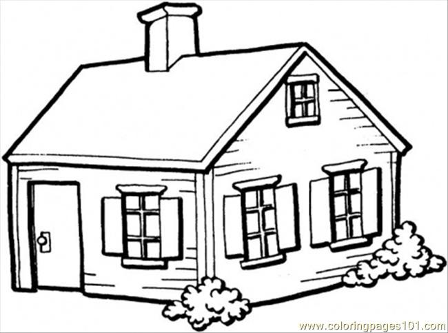 a house coloring pages - photo #25
