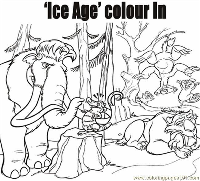 ice age 4 coloring pages to print - photo #27
