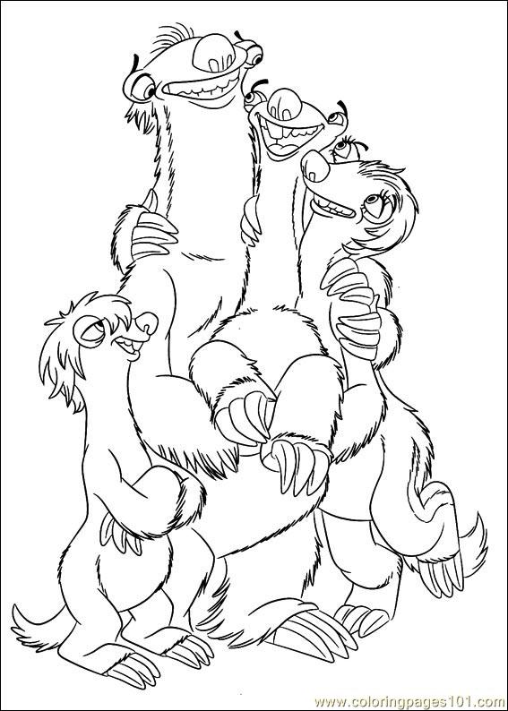 ice age continental drift shira coloring pages - photo #19