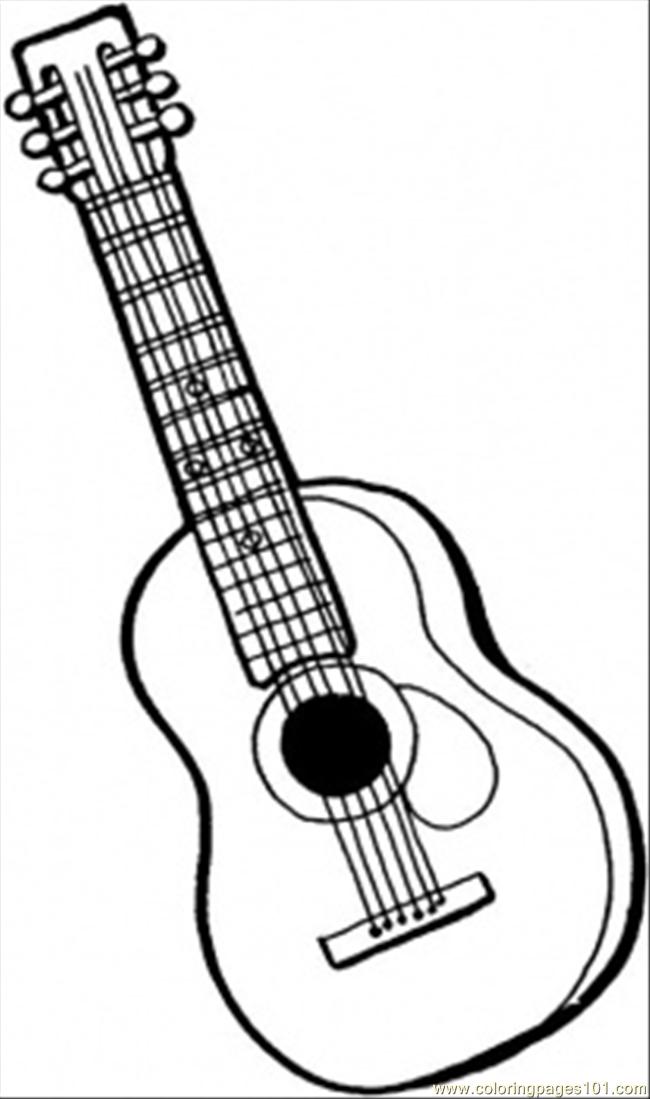 instruments coloring pages - photo #14