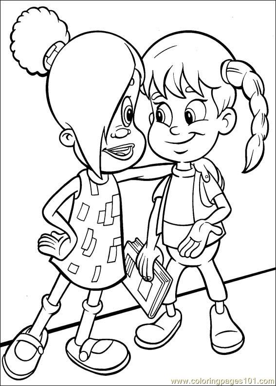 food pyramid for kids coloring page. jimmy neutron color page