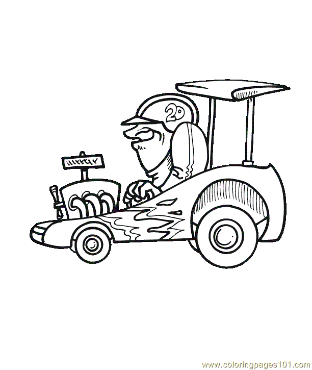 Land Transportation Coloring Pages Sketch Coloring Page