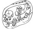Of A Shcool Bus Coloring Page