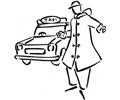 Ome To The Taxi Coloring Page