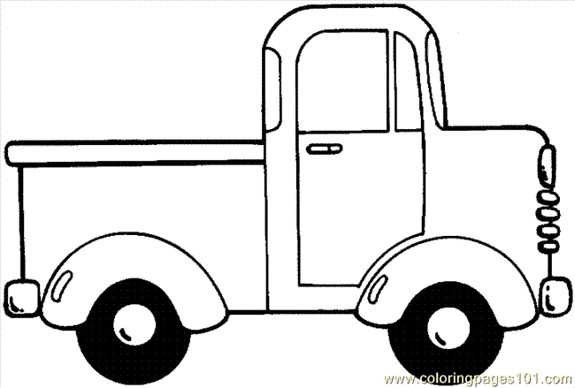 Coloring Pages Truck Coloring Page 19 (Transport > Land Transport