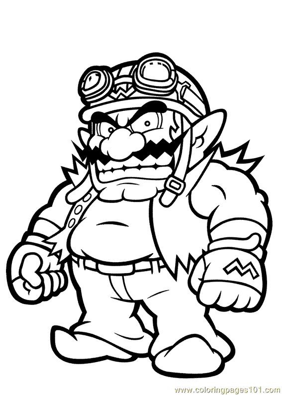 coloring pages mario characters. To print and color! Mario with