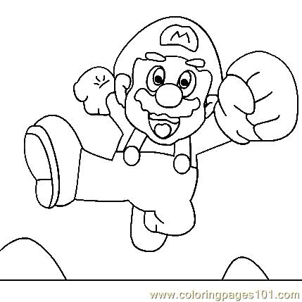 Mario Coloring on Beyblade Coloring Pages    Online Coloring