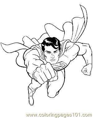 Marvel Coloring Pages on Printable Coloring Page Superman27  Entertainment   Marvel Comics