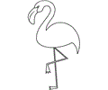 Mexican Coloring  Flamingo2
