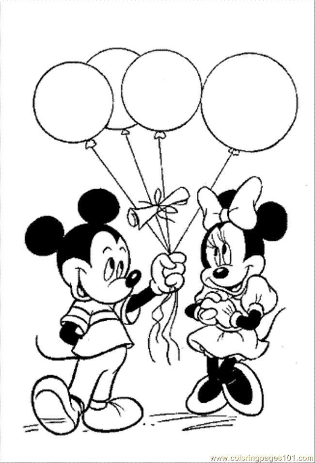 Coloring Pages Mickeymouse (Cartoons > Mickey Mouse) free printable