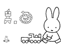 Miffy Coloring Page 01