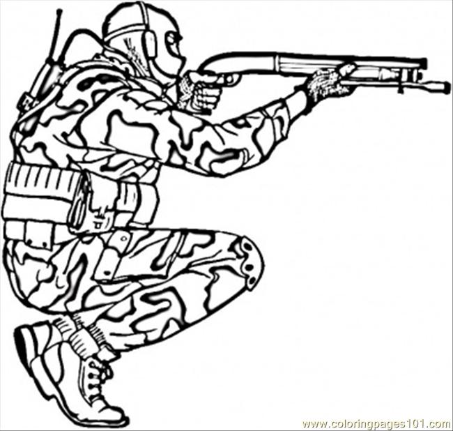 free printable coloring image Camouflage