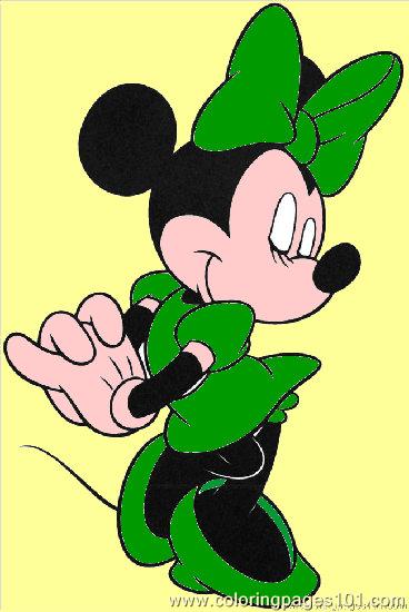 free printable coloring image Minnie Mouse Color Page3