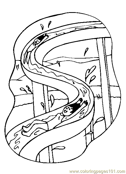 Coloring Pages Amusement Park Coloring Page 09 (Cartoons