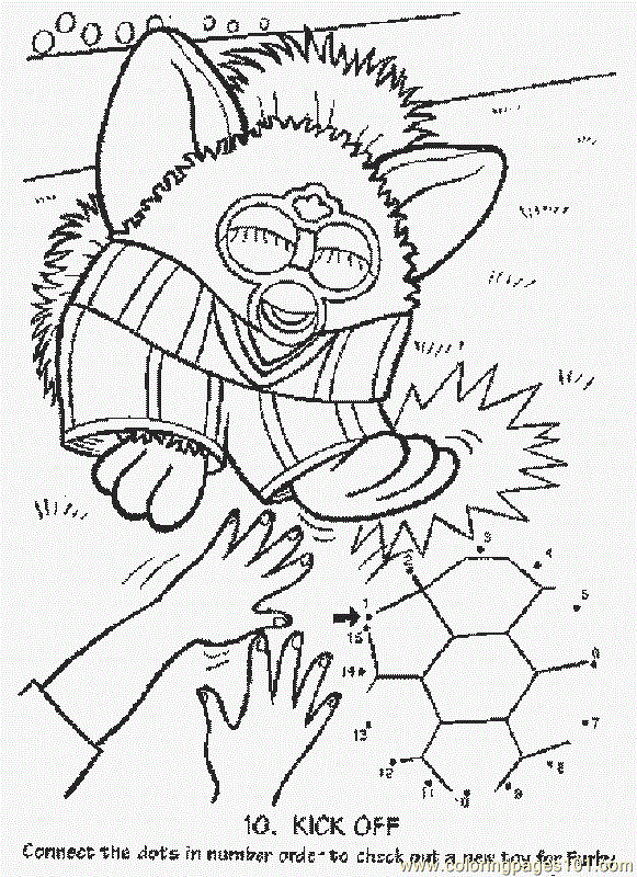 Coloring Pages Furby (11) (Cartoons > Miscellaneous) - free printable