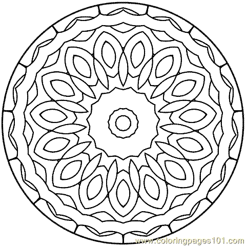 Beyblade Coloring Pages on Free Printable Coloring Page Mandala Coloring Page 23  Miscellaneous