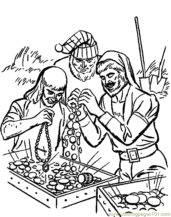 Coloring Pages Pirate Coloring Page 01 (Cartoons > Miscellaneous
