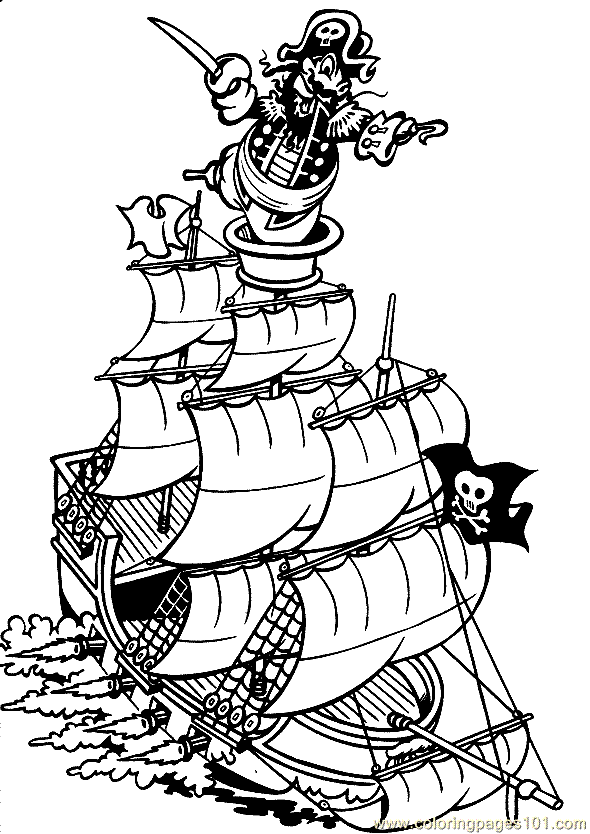 Coloring Pages Pirate Coloring Page 03 (Cartoons > Miscellaneous