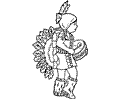 Indian Coloring Page 06