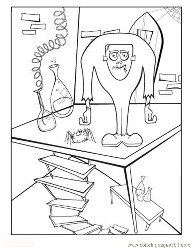 Coloring Pages Hunchback Colorpage (Cartoons > Monsters Inc.) - free