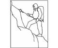 Snow Mountain Climbing