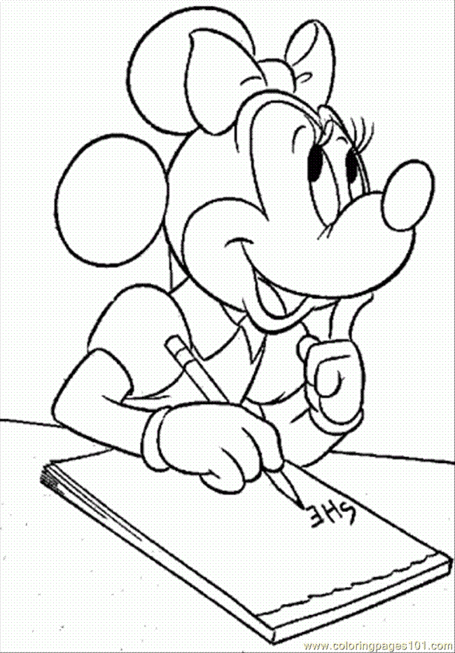 free printable coloring image Mouse Free Printabl1