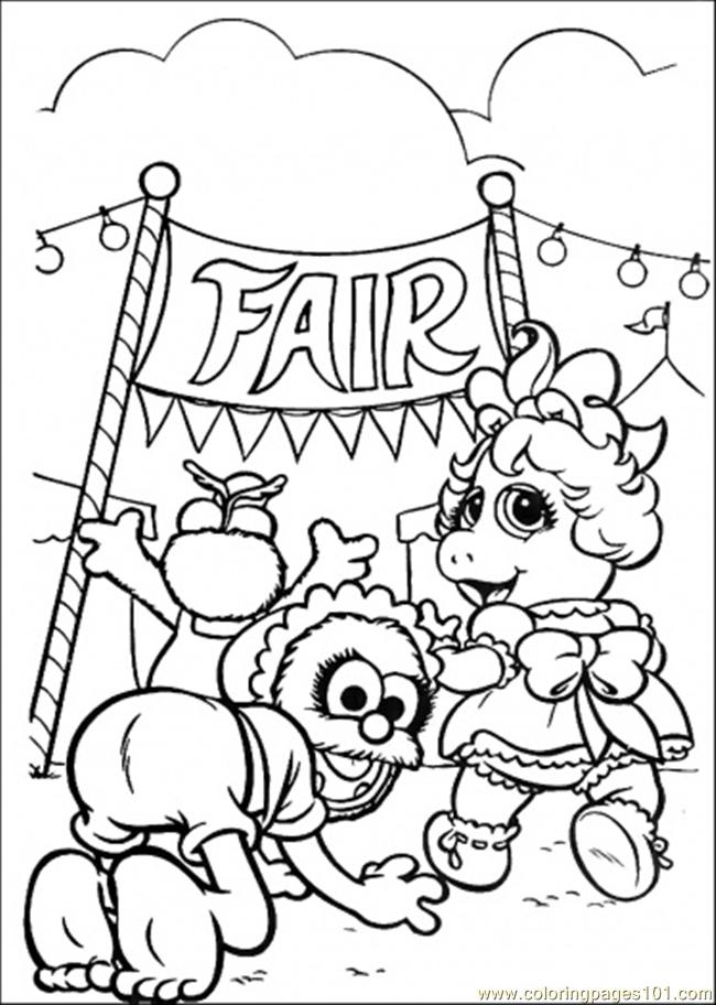 Coloring Pages The Babies Are Win The Champion (Cartoons > Muppet