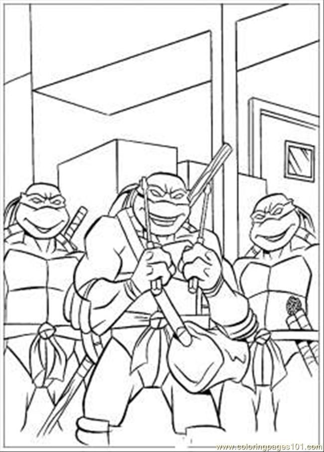 t ninja turtles coloring pages - photo #45