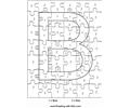 Color By Number Letter B