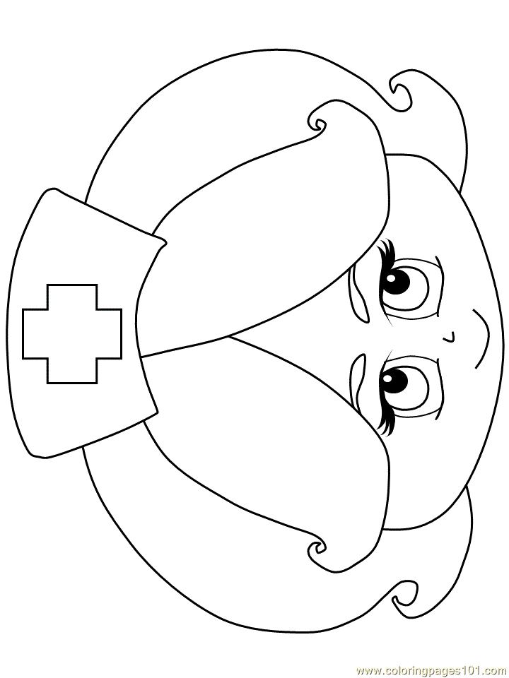 Coloring Pages nurse13 (Peoples > Nurses) - free printable coloring ...
