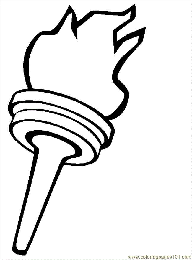 Olympic Flag Coloring Sheet For Coloring Pages