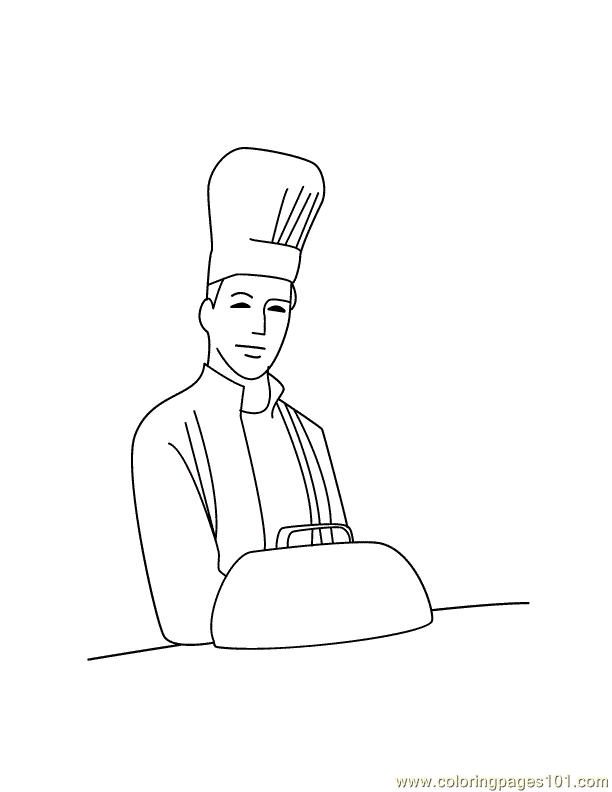 coloring pages of chef hats - photo #49