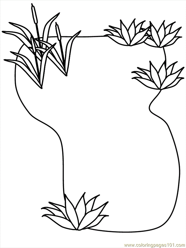 Coloring Pages Pond Peoples Others Free Printable Coloring Page