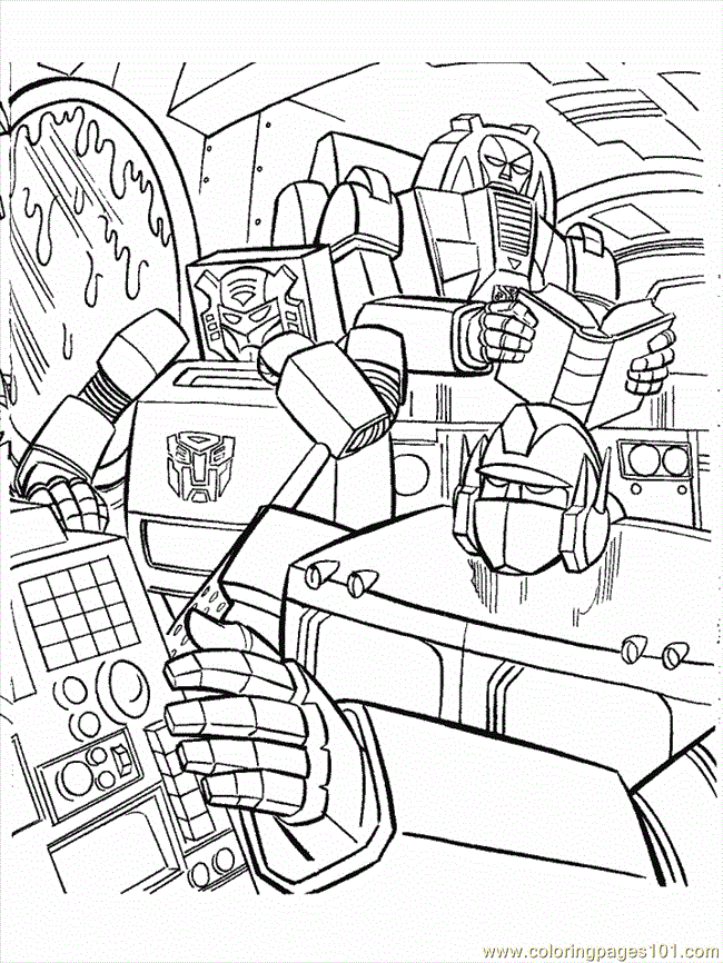 Coloring Pages Transformers (Peoples > Others) - free ...