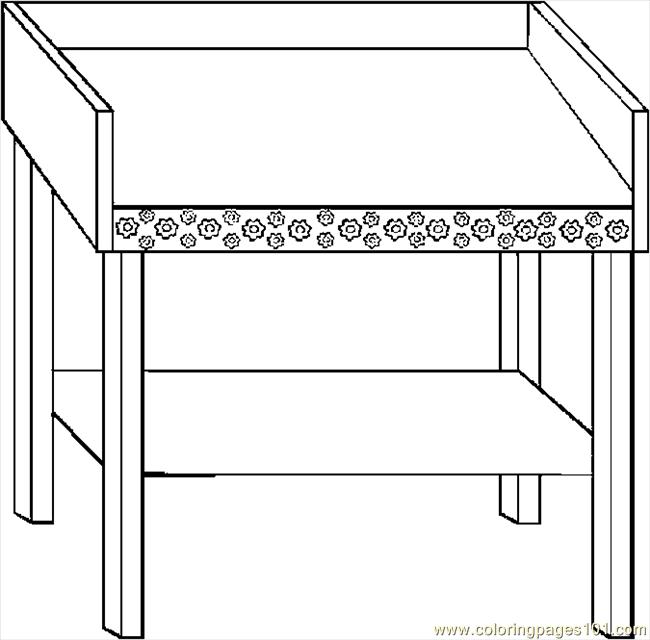 tables coloring pages - photo #47