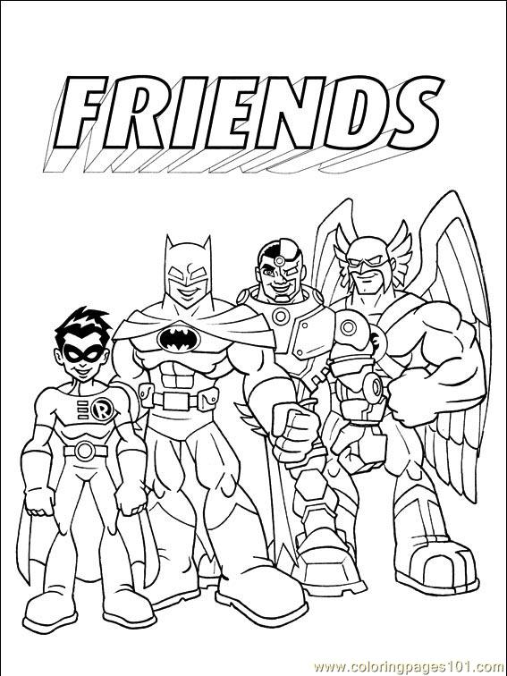 dc coloring pages online - photo #5