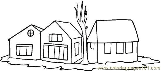 neighborhood map coloring pages - photo #32