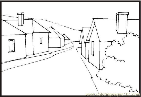 neighborhood map coloring pages - photo #6