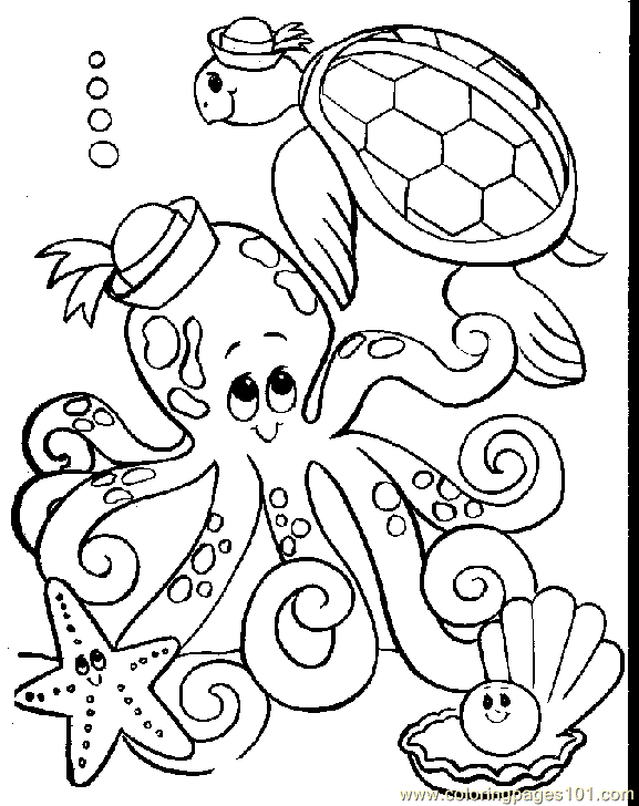 free printable coloring image Octopus Coloring Page 001 (10)